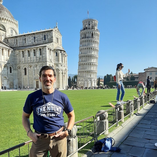 alejandro canadas in pisa, italy