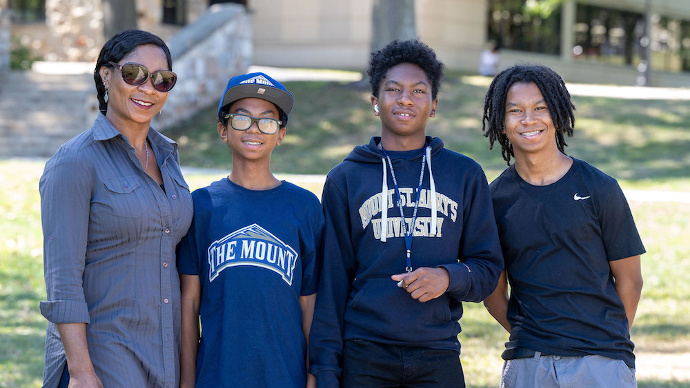 family with mount apparel during familyfest 2023