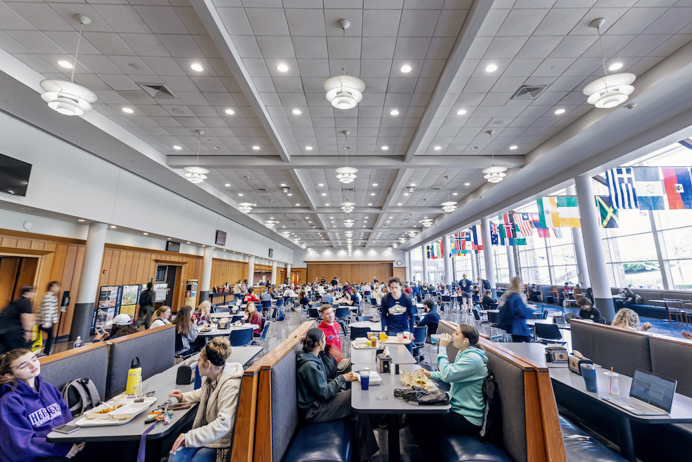 patriot hall with students
